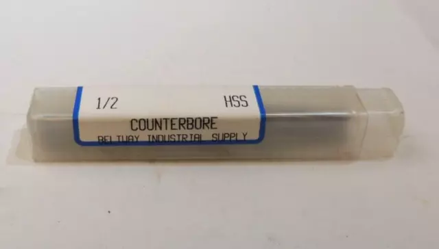 1/2" Capscrew Couterbore Straight Shank - Hss - New
