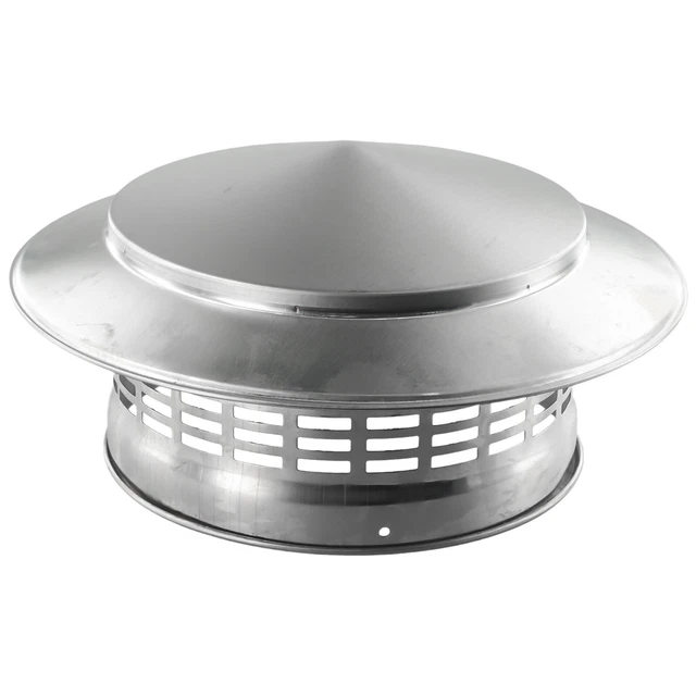 Cappello Per Camino In Acciaio Inox Ø150mm - Girevole, Antipioggia Per Tubi Di Scarico Fumi - Foto 4
