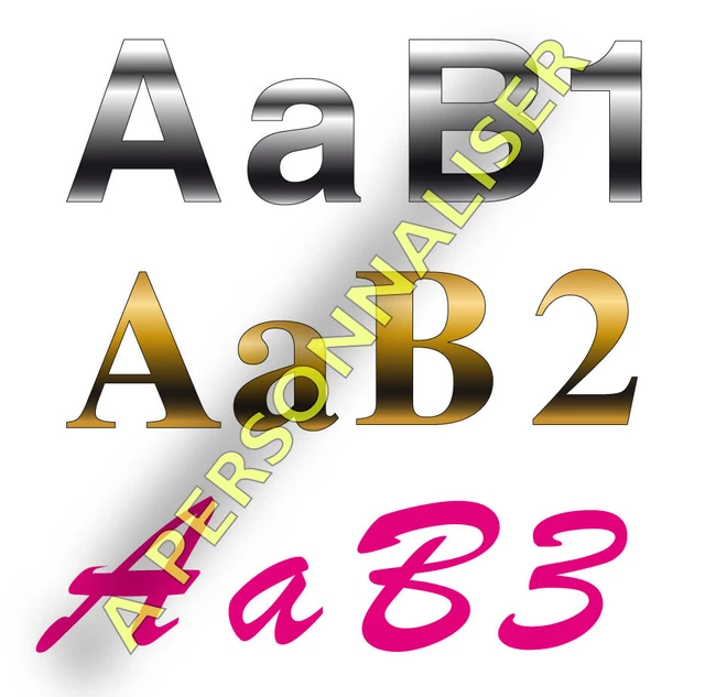 Stickers texte personnalisé - stickers personnalise