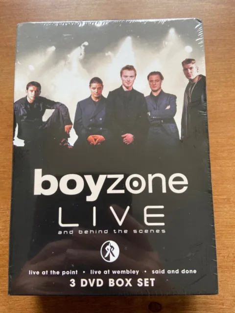 Boyzone - The Live Shows X3 Dvd Brand New Sealed Box Set