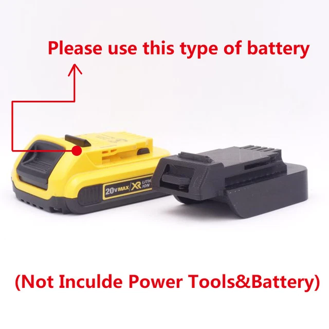 DEWALT DCB 18V/20V (Max) Tools Liion Battery to STANLEY 18V Batteries