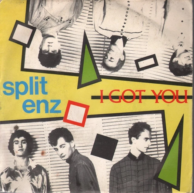 Split enz i got you 7 vinyl italy a m 1979 7 rubbing to rear of pic