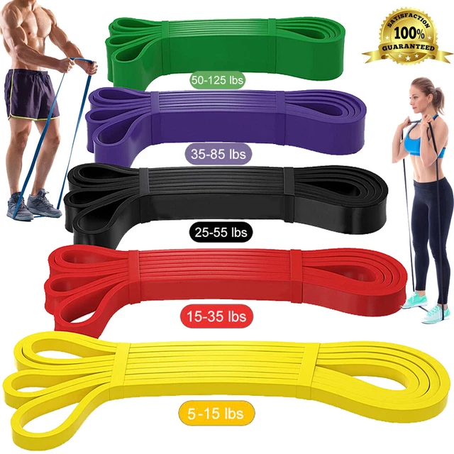 Heavy Duty Resistance Bands Pull Up Set Assisted Exercise Tube Home Gym Fitness