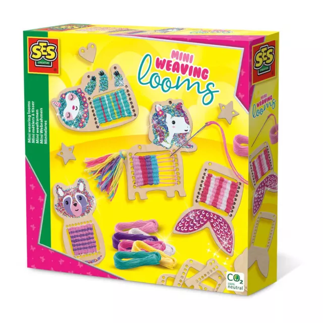 Ses Creative Children'S Mini Weaving Looms Set Unisex Six Years And Above