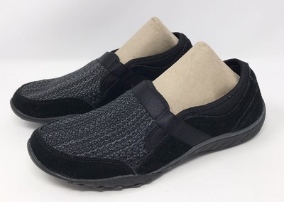 Skechers Relaxed Fit Breathe Easy Deal Me In Slip On Sneakers No Laces Sz 8.5