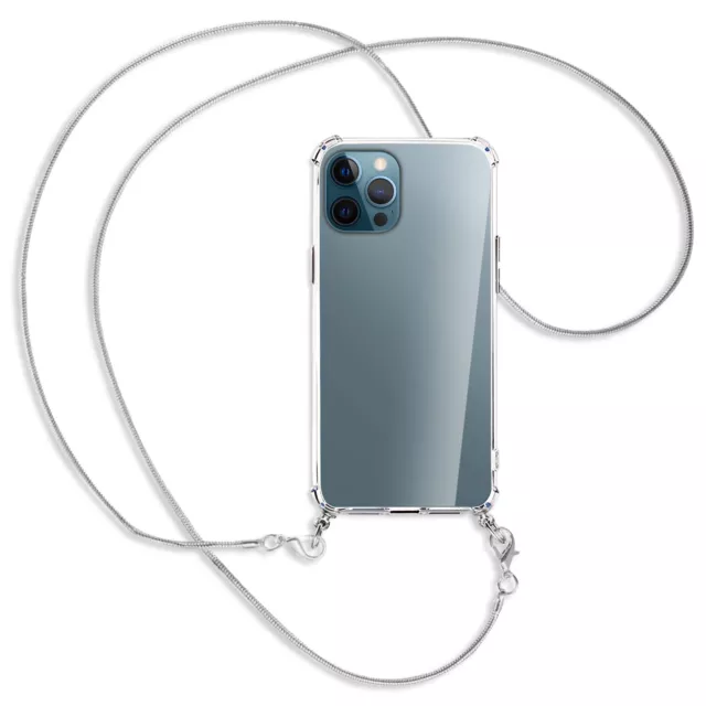Collier pour Apple iPhone 12 Pro Max chaîne serpent (A) Etui Coque avec cordon