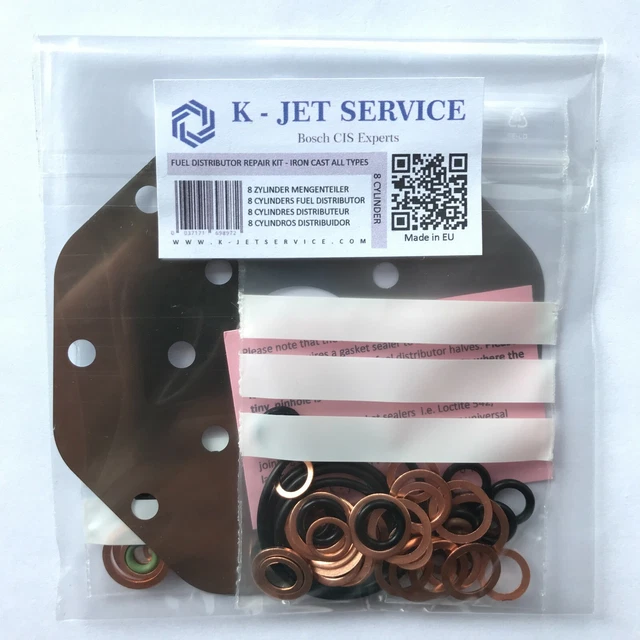 Rebuild Kit For Mercedes 350/450SL Bosch Fuel Metering Distributor - Part #0438100012-520140