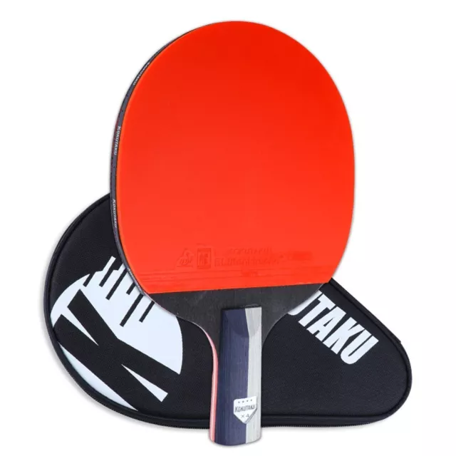 Raquette de tennis de table de qualité supérieure avec manche anti colle et ca
