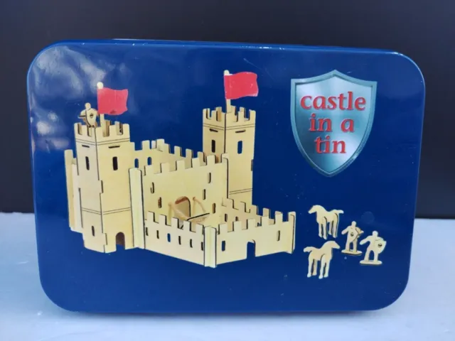 Apples To Pears Castle In A Tin Construction Kit Gift In A Tin Opened but Unused
