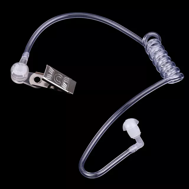 Tappo auricolare tubo aria acustico per cuffie auricolari walkie talkie radio bidirezionali ZF