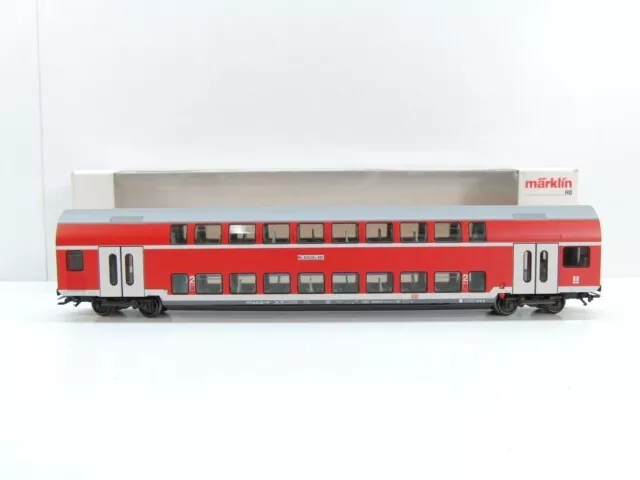 Märklin H0 43585 Doppelstockwagen 2.Kl., DB, AC, KKK NEM, TOP in OVP #40741