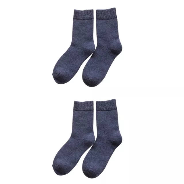 2 PCS Chaussettes Pour Hommes D'hiver Transpiration Chauffantes