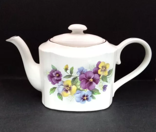 Vintage Arthur Wood Teapot Fine Staffordshire Ironstone 'Haddon' Pattern