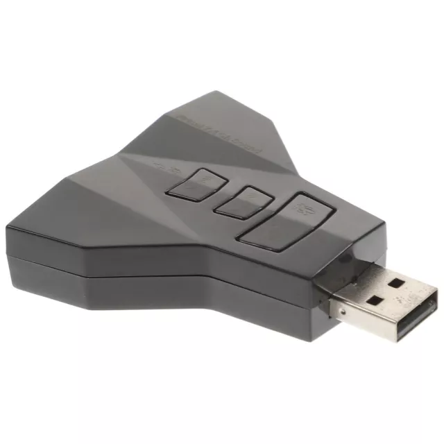 USB External 7.1 Channel Audio Adapter 3D Stereo External Sound for Windows, ,