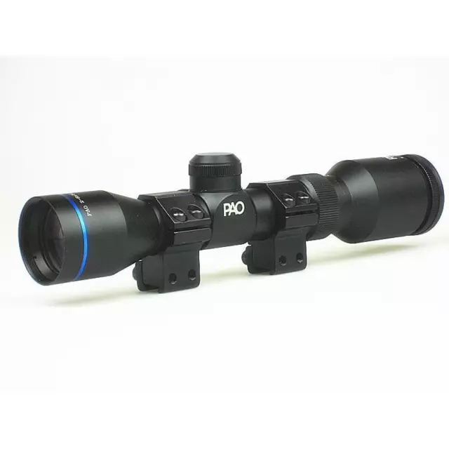 PAO 2-7x32 Air Pistol Scope Duplex 30-30 Reticle Long Eye Relief