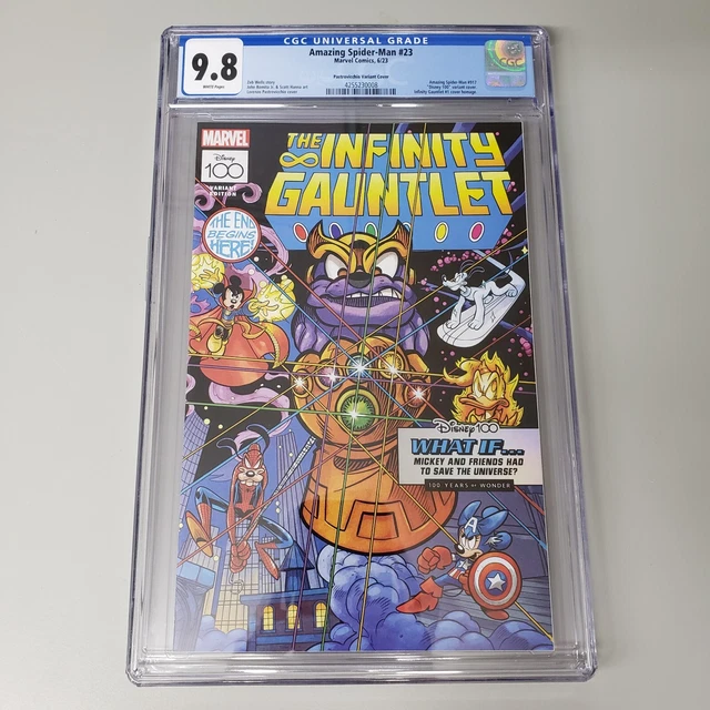 Amazing Spider-Man #23 CGC 9.8 Pastrovicchio Disney 100 Variant Marvel Comics