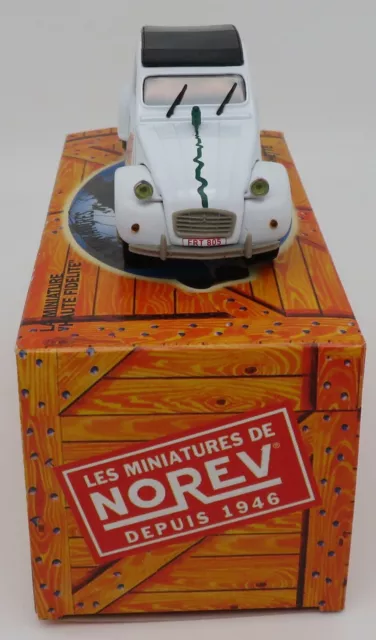 Norev Hachette #97 Citroen 2Cv 6 Azka Perrier Belge 1988 1/43 In Box 2