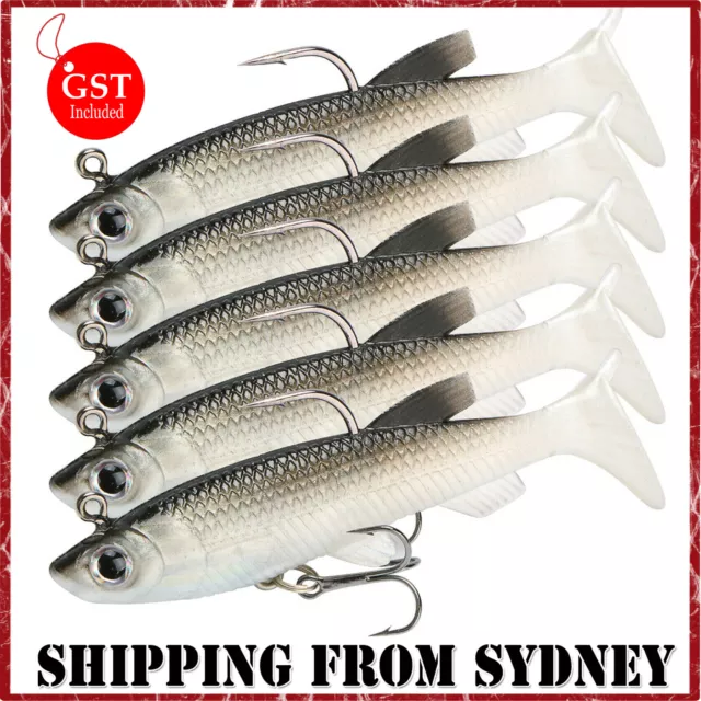 FISHING LURES SOFT Plastics Hardbody Soft Vibe Spinnerbait Fly Bait Metal  Popper $9.95 - PicClick AU