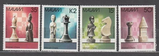 Malawi - Post Yvert 505/8 MNH Schach