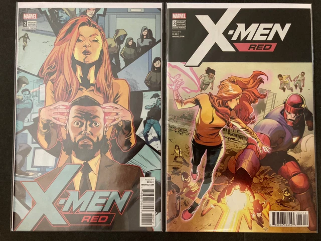X-Men Red #2 + 3 Mahmud Asrar 2Nd Print Variant Covers 2018