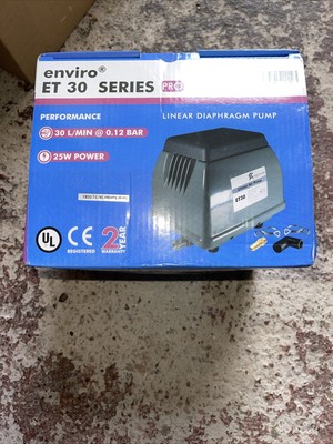 ET Series AIR PUMP Charles Austen ENVIRO Hailea koi fish pond hydroponic linear 