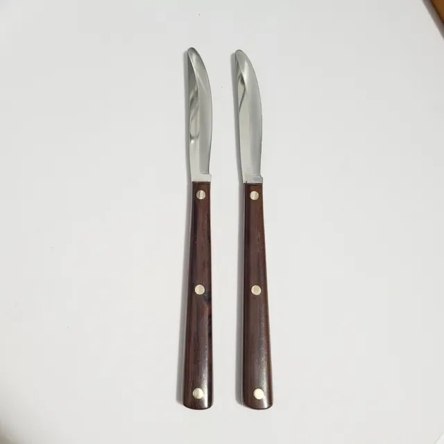 Vintage CUTCO No. 47 Steak Table Knife W/ Straight Blade Lot of 2 Reconditioned