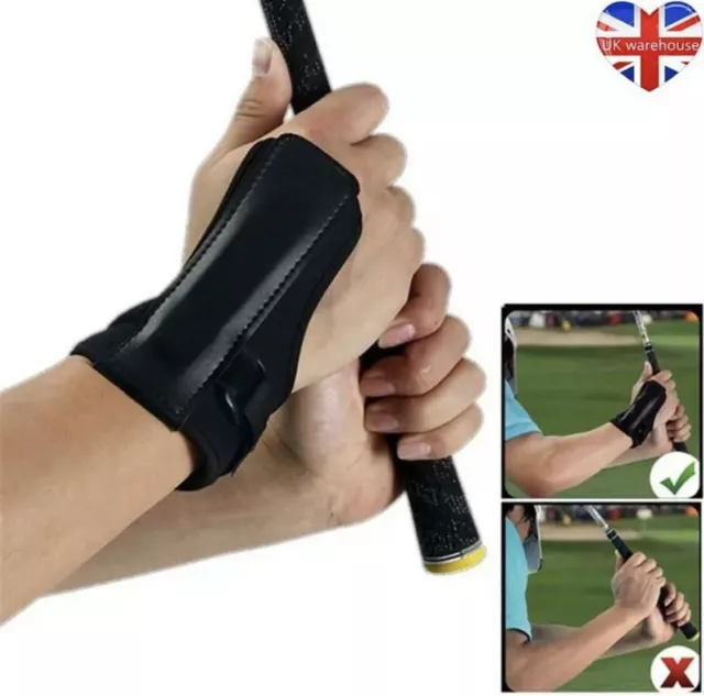 Golf Swing Guide Training Corrector Trainer Gesture Aid Wrist Arm Control Tool