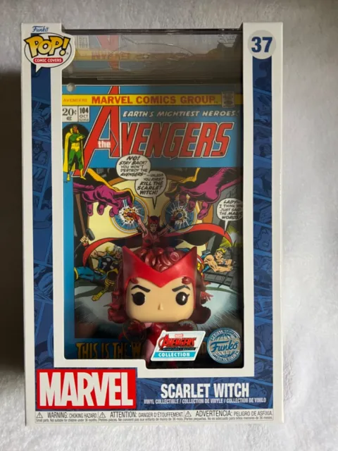 Funko POP! Comic Cover: Marvel Avengers 104 - Scarlet Witch Vinyl  Collectible (Target Exclusive)
