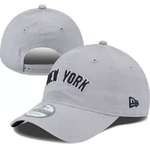 New York Yankees New Era MLB Gray Wordmark 9TWENTY Snapback Adjust - Child Size