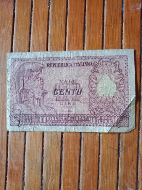 Italie - Billet De 100 Lires De 1951-circule