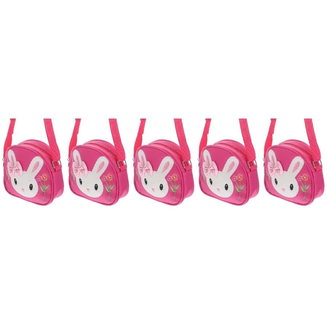 5 Pack Purse Girls Age 8-10 Girls Messenger Bag Girl Purses Rabbit