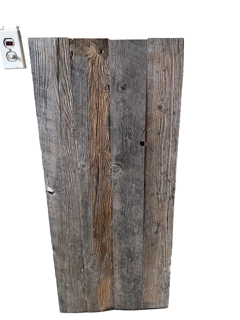 4 Reclaimed Fence Boards: Weathered Barn Wood for Crafts 45” X5” X 3/8