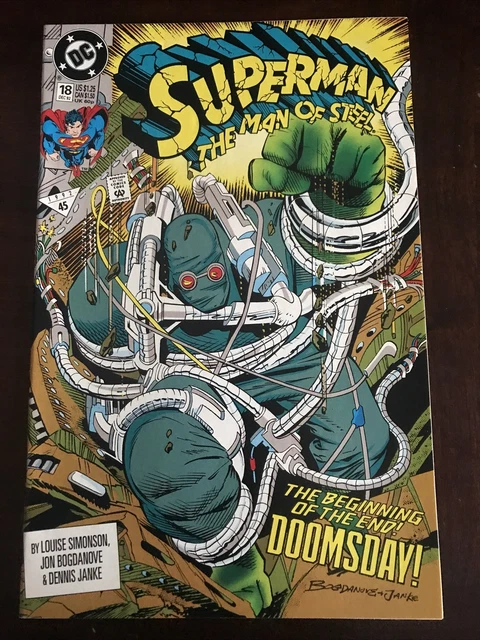 DC Comics Superman The Man of Steel #18 Dec 1992 1st app of Doomsday M