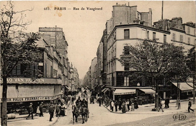 CPA PARIS 15e Rue de Vaugirard (536045)