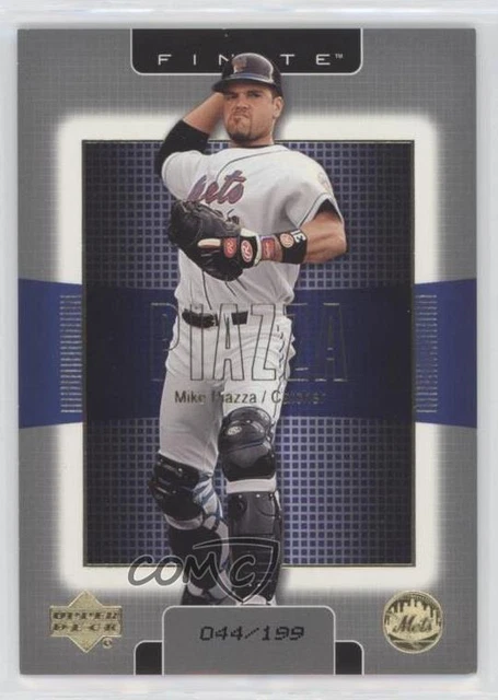 2003 Upper Deck Finite Gold /199 Mike Piazza #61 HOF