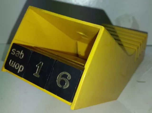 Modernariato - Raro Calendario Perpetuo Da Scrivania Pubblicitario Anni 60