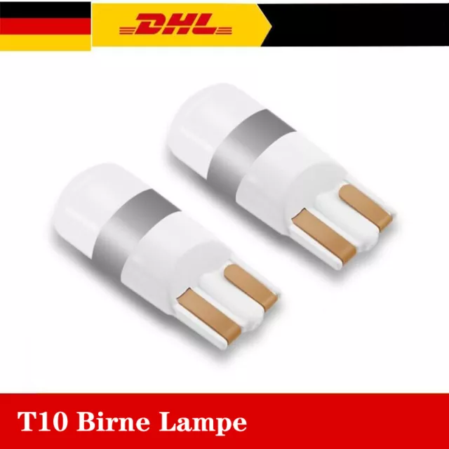 2/10X T10 LED Auto Weiß Canbus Standlicht Innenraum Beleuchtung Birne Lampe DE