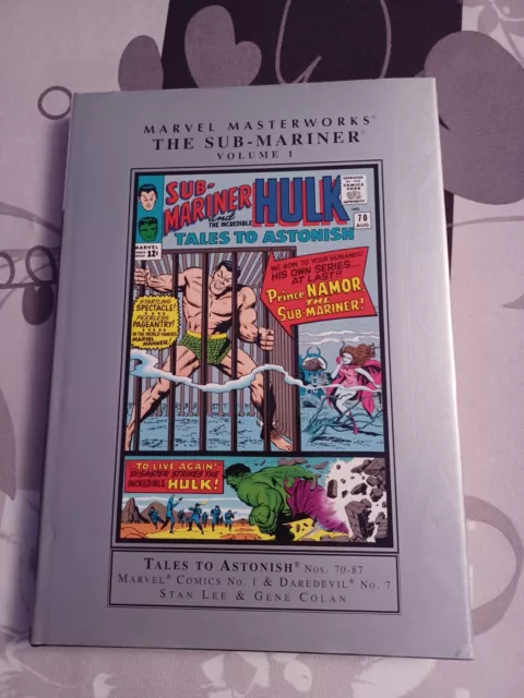 Marvel Masterworks SubMariner Vol 1 Hard Cover Near Mint TBE