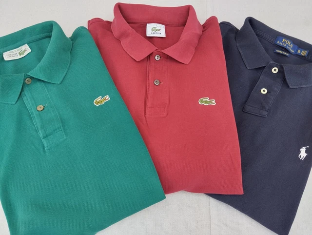 lotto polo Lacoste Ralph Lauren taglia XL uomo D8136