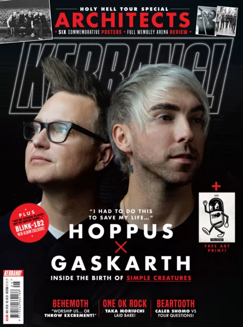 Kerrang 1758 2nd February 2019 Mark Hoppus & Alex Gaskarth + Architects posters