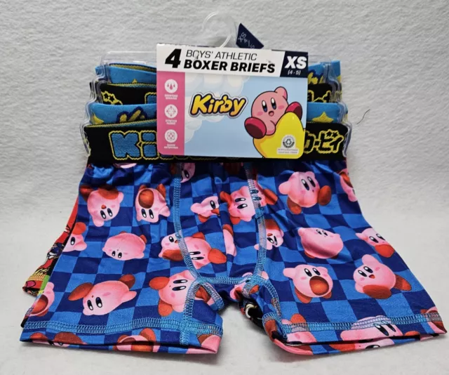 SpongeBob Boys Athletic Boxer Briefs 3pk Mesh Fabric Sizes XS, S, M