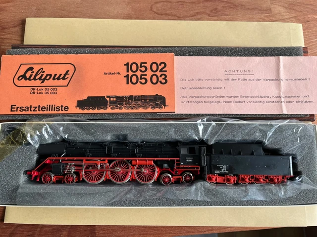 Locomotive Vapeur Liliput HO – DR BR 05 003, Autrichienne, Problème Transmission