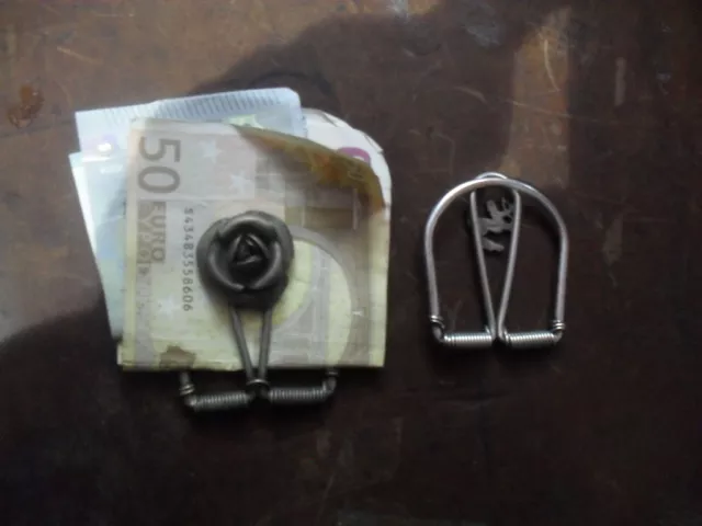 ferma soldi ARTIGIANALE money clamp clip made in italy fermasoldi money klips