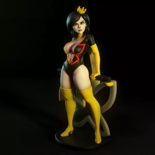 Dr. Mrs. THE MONARCH "Venture Bros" PINUP Display Model UNPAINTED/UNNASSEMBLED