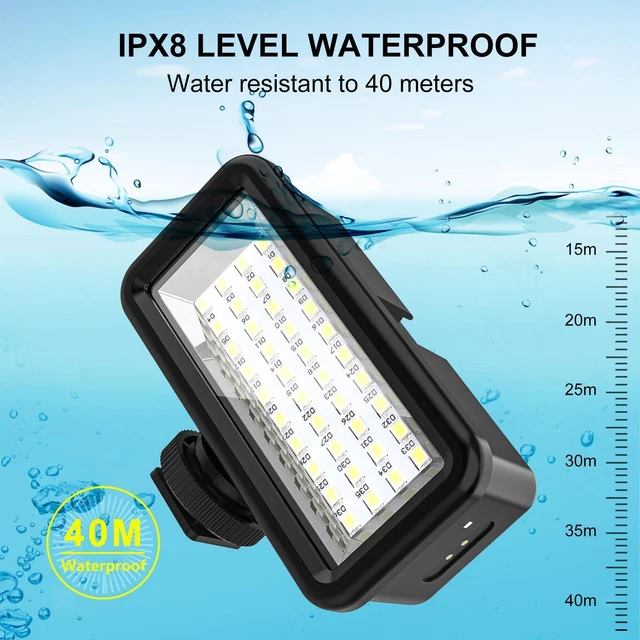 Lumière de remplissage étanche de plongée 5V/2A lumière LED Portable pour la