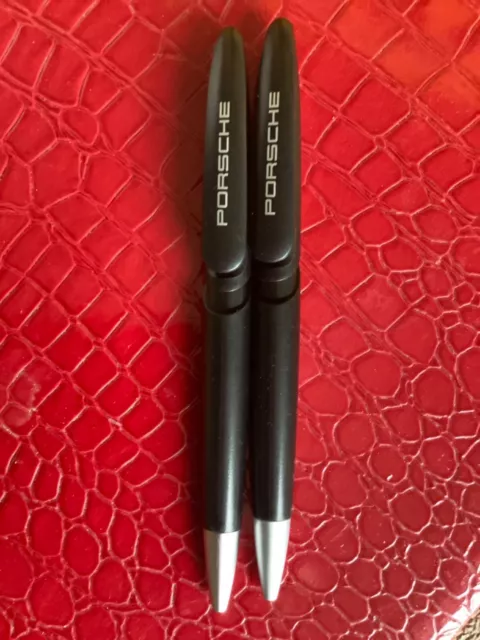 2 x Porsche Design Ballpoint Pen Swiss Made by Prodir black ink