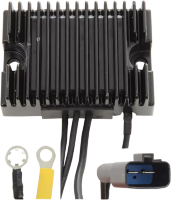 Drag Black Solid State Voltage Regulator 32A Harley Softail 2000 OEM 74512-00