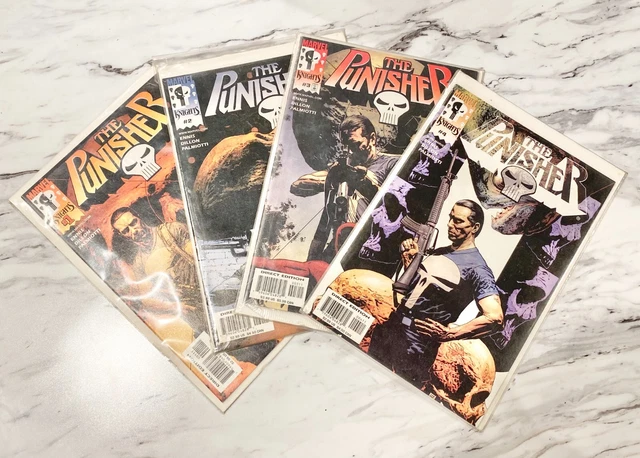 The Punisher by Garth Ennis Vol. #3 ISSUE #1-4 Marvel Knights Great Shape VG