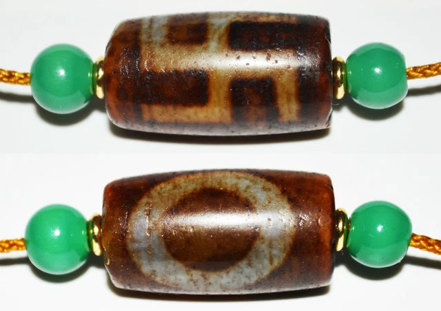tibetan genuine old ancient swastika one eyed dzi bead pendant 1 eyed gzi amulet tibetan genuine old ancient swastika one eyed dzi bead pendant 1 eyed gzi amulet