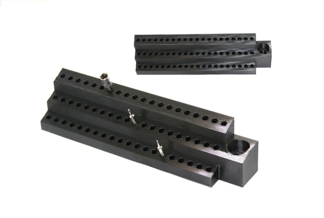 Organisateur D'embouts De Tournevis à 10 Trous - Porte-embouts Hexagonaux 1/4", Avec Mousqueton